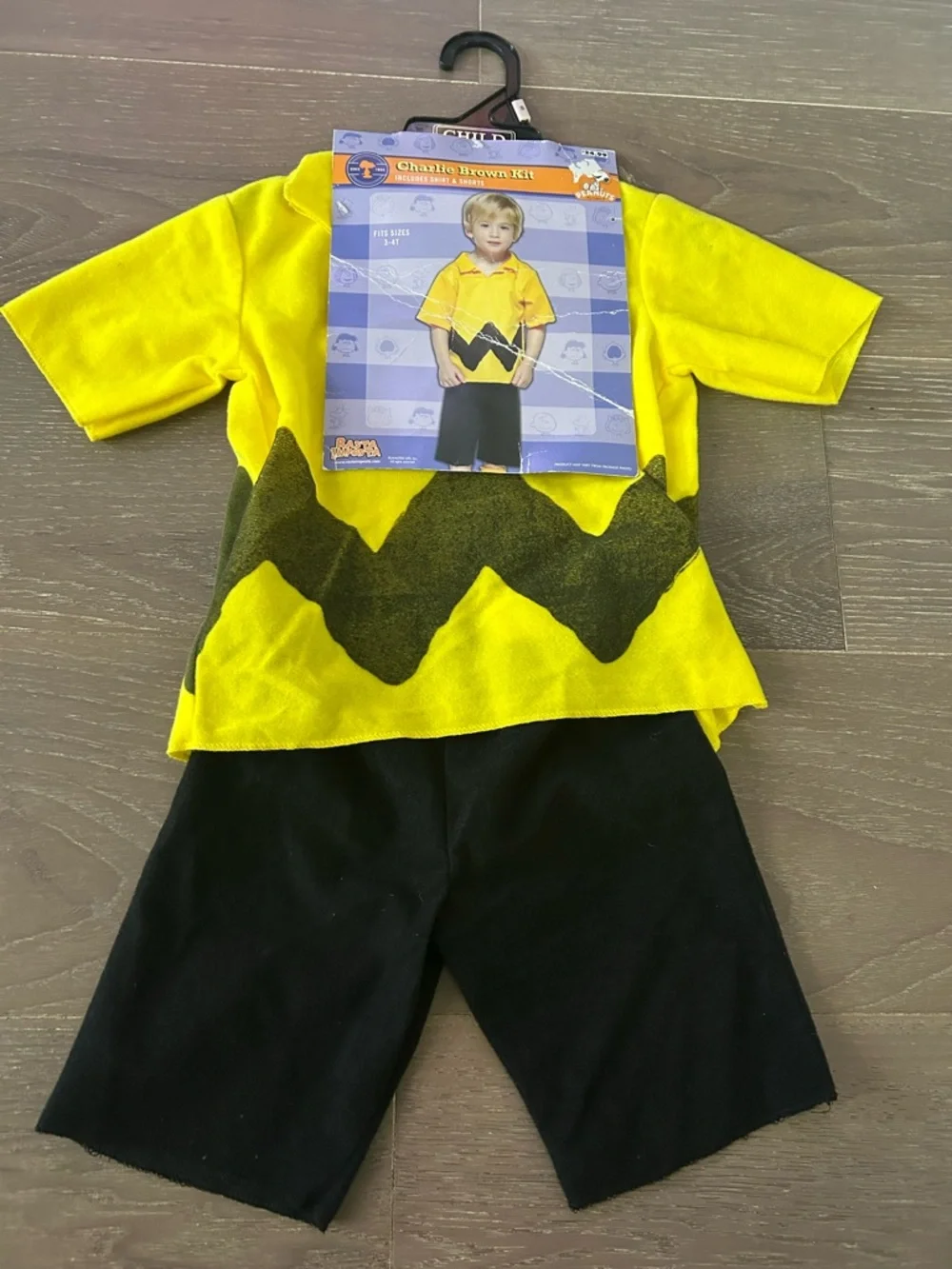 Rasta Imposta Vintage Charlie Brown Toddler costume. NWT 3-4T(hs)
